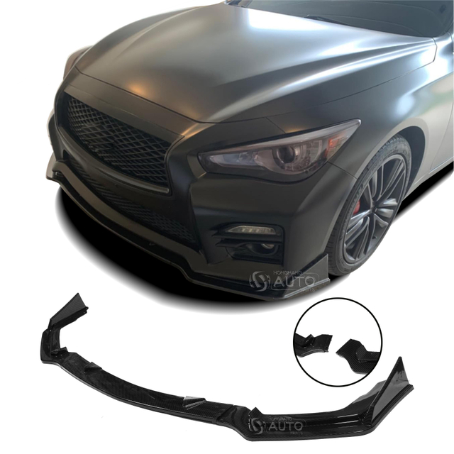 Hei&szlig;er Verkauf Front Lip Bumper Splitter F&uuml;r Infiniti Q50 SRT 2014 2015 2016 2017