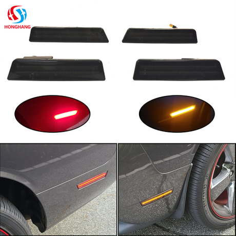 Передние/задние светодиодные боковые габаритные фонари Dodge Challenger 2008 2009 2010 2011 2012 2013 2014