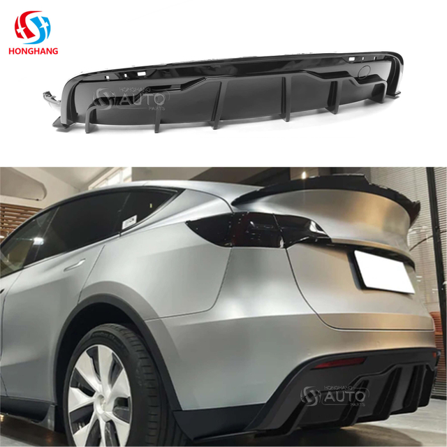 테슬라 모델 Y 용 후면 범퍼 립 디퓨저 2017 2018 2019 2020 2021 2022 2023